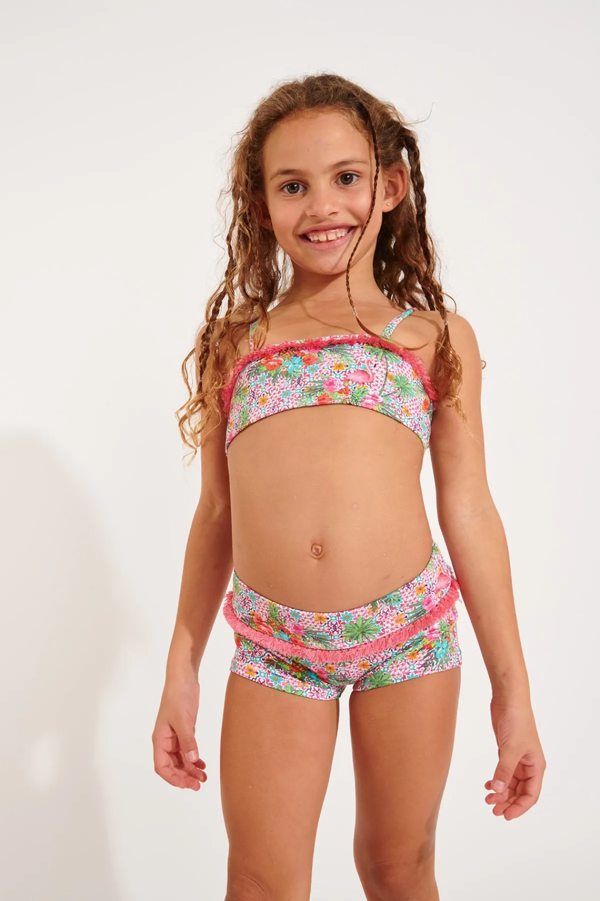Banana Moon MAILLOT 2 PIECES M LULLU FLAMINGO-Enfant Fillette Et Garçon
