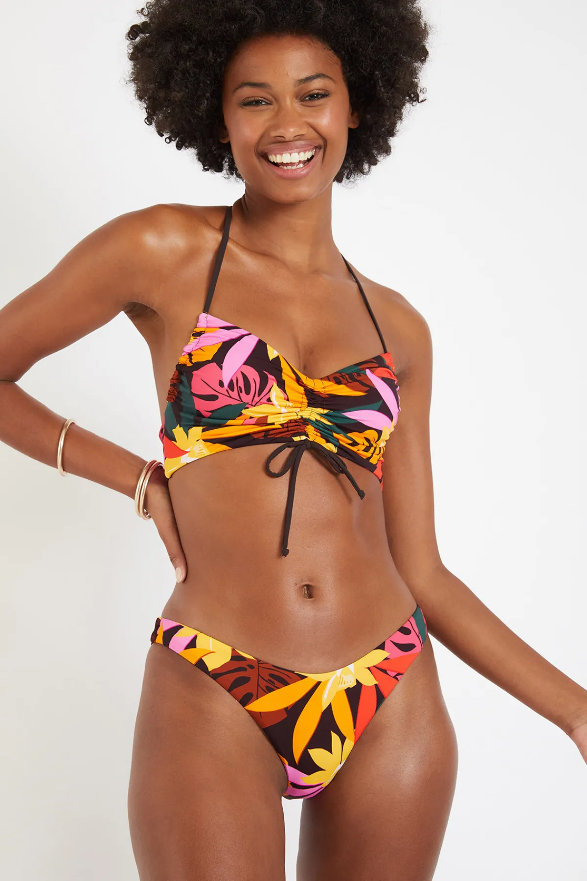 Banana Moon Maillot de bain 2 pièces tropical Ezio & Paea Indira- Brassière|Triangle