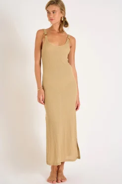 Banana Moon ROBE BEACHWEAR AMIVA GOLDENRIB- Robes|Robes De Plage