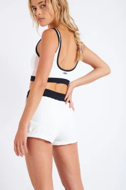 Banana Moon Tenue de sport été blanche Hakko & Maga Sprint- Maillots De Bain Sport|Pantalons & Shorts