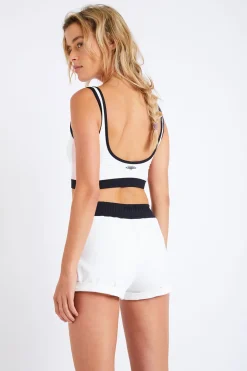 Banana Moon Tenue de sport été blanche Hakko & Maga Sprint- Maillots De Bain Sport|Pantalons & Shorts